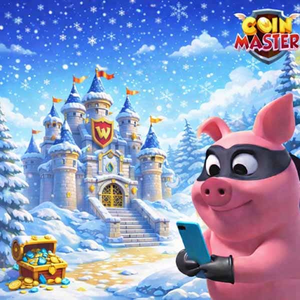 Coin Master Team Winterschloss Event Ansicht